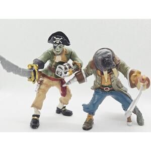Papo Medieval Fantasy Walrus / Zombie Mutant Pirate Collectible Plastic 2009